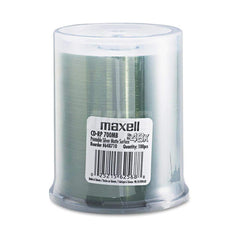 Maxell - Office Machine Supplies & Accessories; Office Machine/Equipment Accessory Type: CD-R Discs ; For Use With: Inkjet Printer ; Storage Capacity: 700MB ; Color: Matte Silver - Exact Industrial Supply