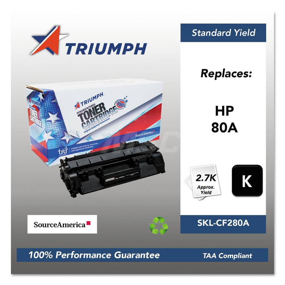 TRIUMPH - Office Machine Supplies & Accessories; Office Machine/Equipment Accessory Type: Toner Cartridge ; For Use With: HP LaserJet Pro 400 M401; 400 MFP M425 ; Color: Black - Exact Industrial Supply
