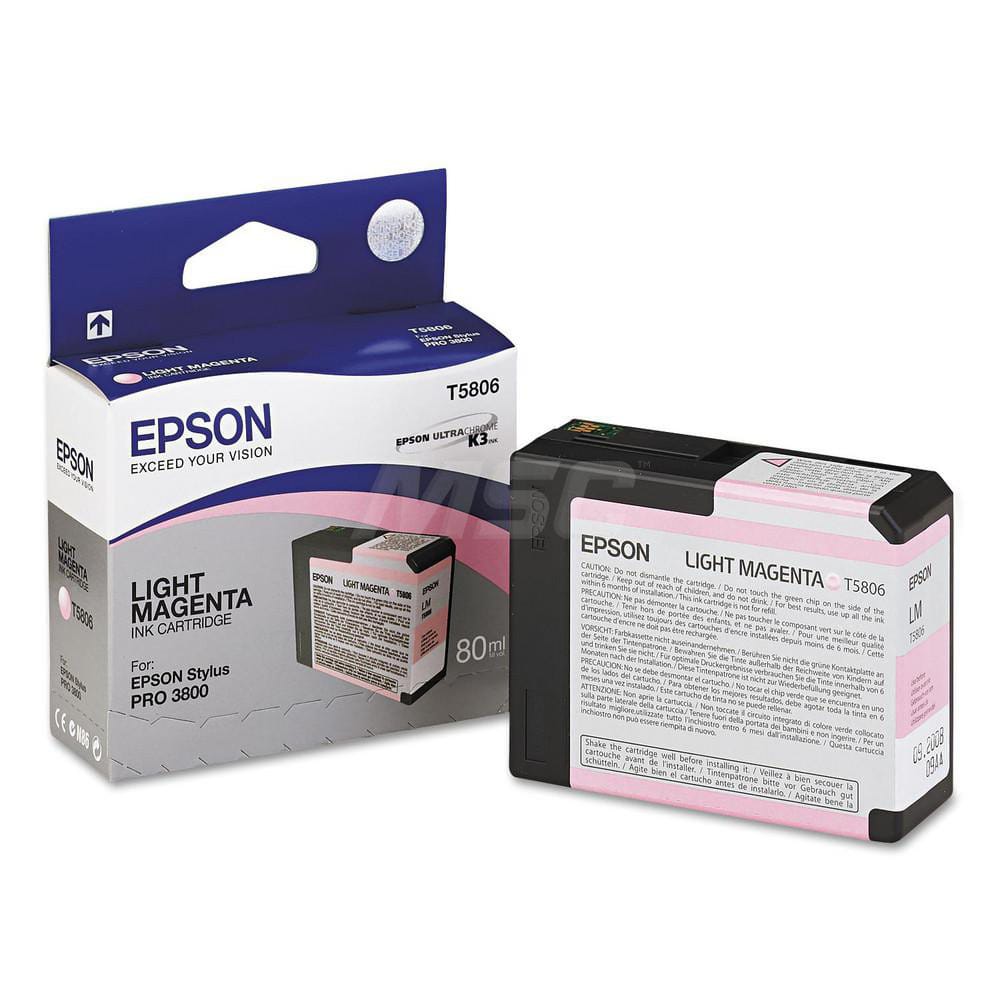 Epson - Office Machine Supplies & Accessories; Office Machine/Equipment Accessory Type: Ink Cartridge ; For Use With: Epson Stylus Pro 3880 Graphic Arts Edition; Epson Stylus Pro 3800 Portrait Edition; Epson Stylus Pro 3880 Signature Worthy Edition Print - Exact Industrial Supply
