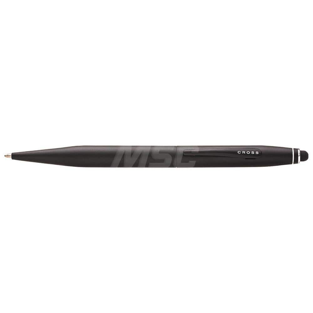 Cross - Pens & Pencils; Type: Ball Point Pen ; Color: Satin Black; Black ; Tip Type: Ball Point - Exact Industrial Supply