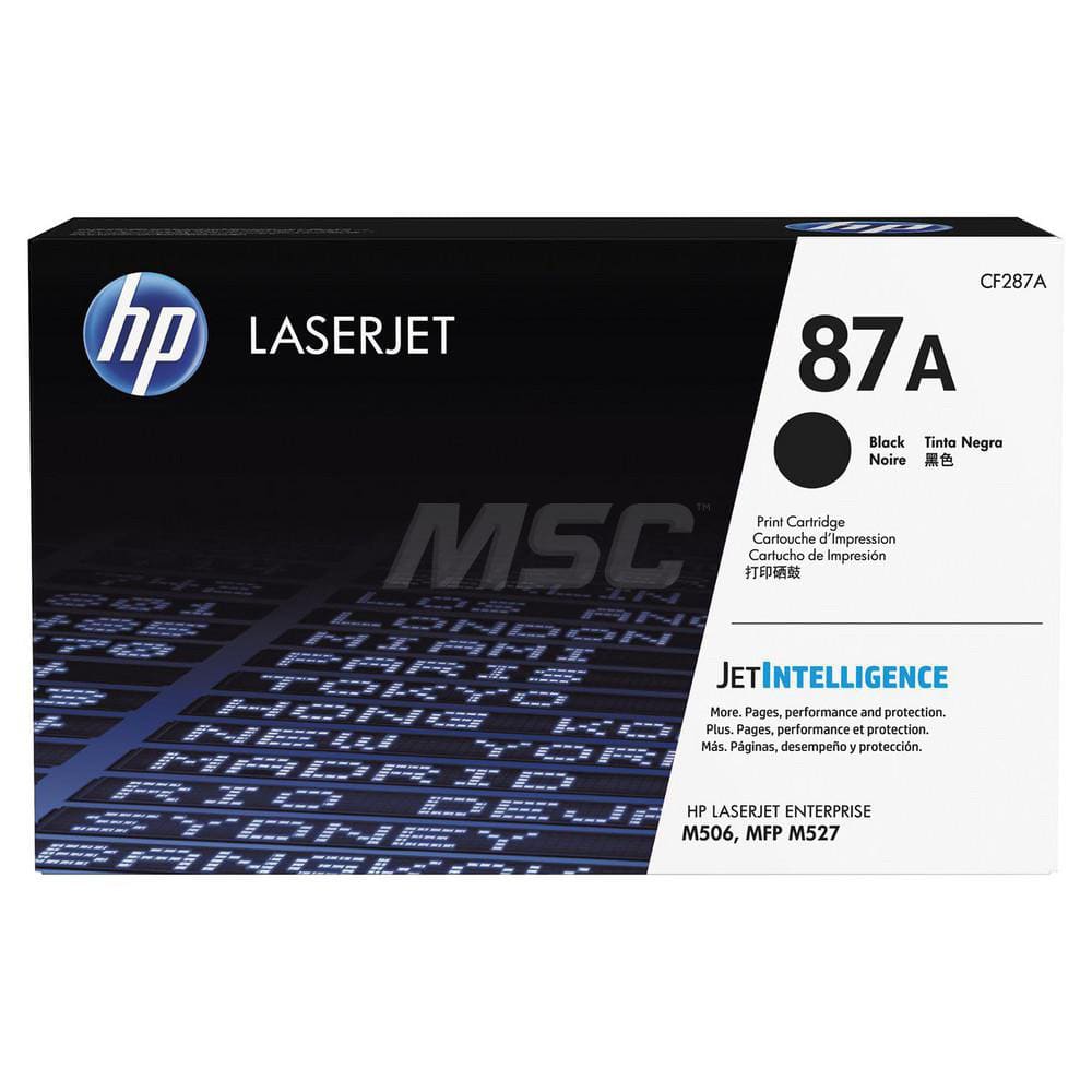 Hewlett-Packard - Office Machine Supplies & Accessories; Office Machine/Equipment Accessory Type: Toner Cartridge ; For Use With: HP LaserJet Enterprise M506dn; M506n; M501dn; HP LaserJet Enterprise M506x; MFP M527dn; MFP M527f; MFP M527z ; Color: Black - Exact Industrial Supply