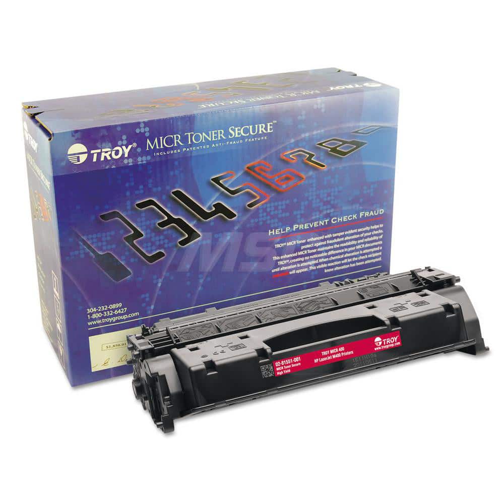 Troy - Office Machine Supplies & Accessories; Office Machine/Equipment Accessory Type: Toner Cartridge ; For Use With: HP LaserJet Pro 400 M401 Series; MFP M425 Series ; Color: Black - Exact Industrial Supply