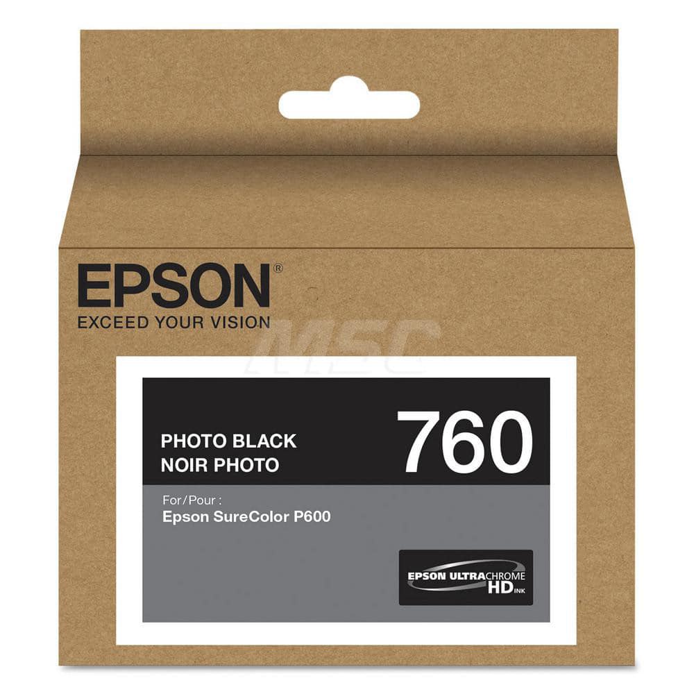 Epson - Office Machine Supplies & Accessories; Office Machine/Equipment Accessory Type: Ink Cartridge ; For Use With: Epson SureColor P600 ; Color: Photo Black