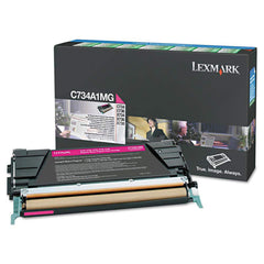 Lexmark - Office Machine Supplies & Accessories; Office Machine/Equipment Accessory Type: Toner Cartridge ; For Use With: Lexmark C746 Series; C748 Series ; Color: Magenta - Exact Industrial Supply