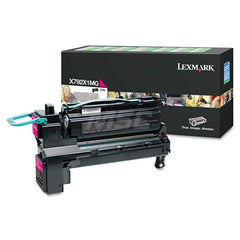 Lexmark - Office Machine Supplies & Accessories; Office Machine/Equipment Accessory Type: Toner Cartridge ; For Use With: Lexmark X792de; X792dte; X792dtfe; X792dtpe; X792dtme; X792dtse ; Color: Magenta - Exact Industrial Supply
