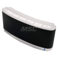 Speaker: Black & Silver Use with Bluetooth Devices, iPad, iPhone, Mac, MP3 Player, MP4 Player, PC, PDA & Smartphone