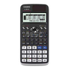 Casio - Calculators; Type: Scientific ; Type of Power: Battery; Solar ; Display Type: 15-Digit LCD ; Color: Black ; Display Size: 16 x 2 ; Width (Inch): 3