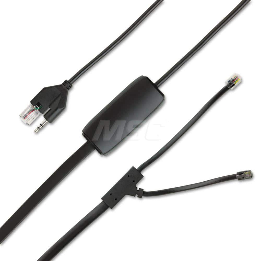 Plantronics - Office Machine Supplies & Accessories; Office Machine/Equipment Accessory Type: Electronic Hookswitch Cable ; For Use With: Plantronics Headset ; Color: Black