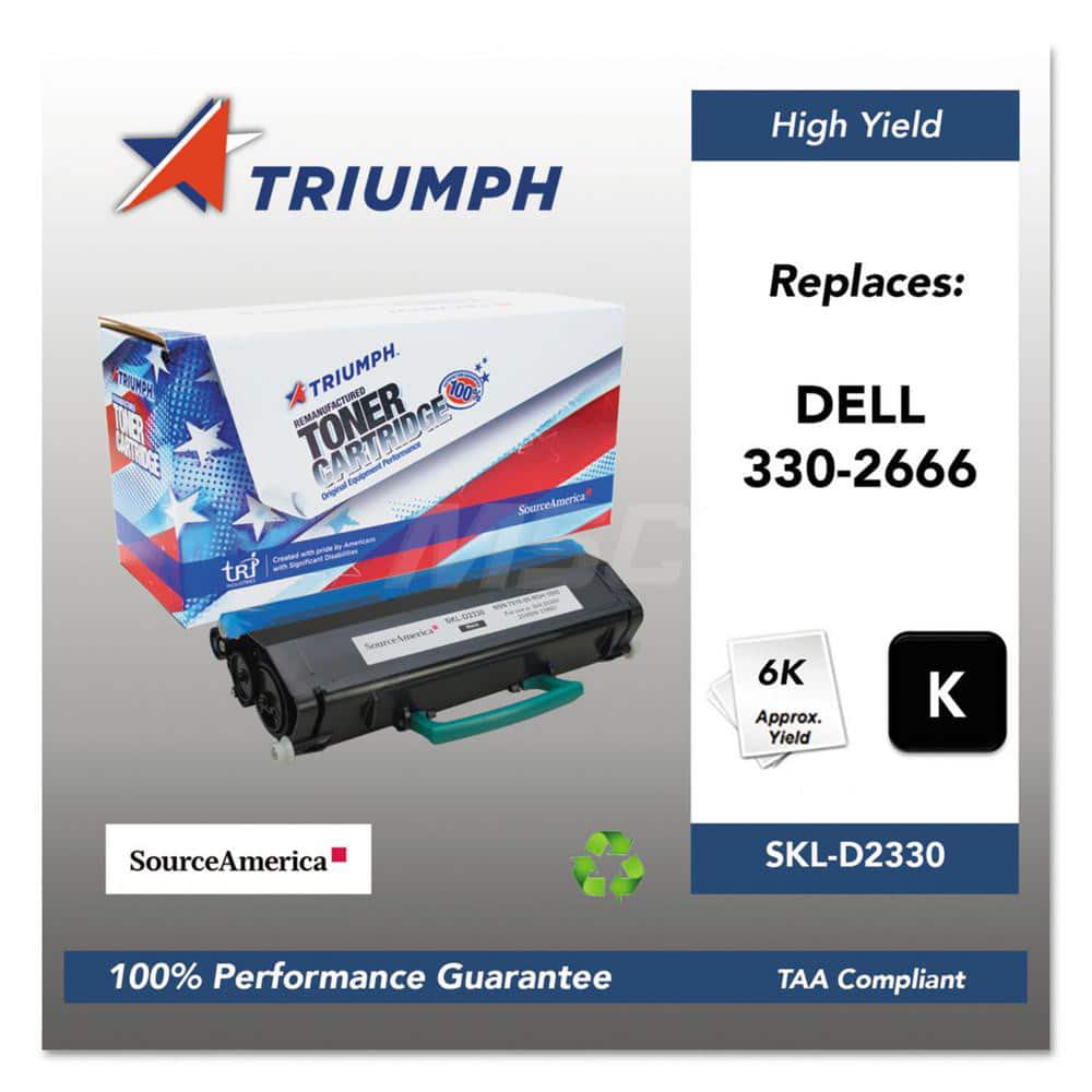 TRIUMPH - Office Machine Supplies & Accessories; Office Machine/Equipment Accessory Type: Toner Cartridge ; For Use With: Dell 2330d; 2330dn; 2350d; 2350dn ; Color: Black