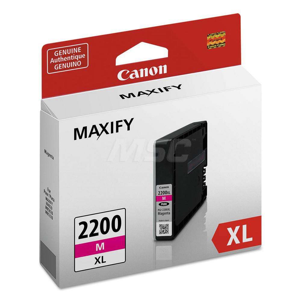 Canon - Office Machine Supplies & Accessories; Office Machine/Equipment Accessory Type: Ink ; For Use With: PIXMA TS3120 Black Wireless; MAXIFY MB5020 ; Color: Magenta - Exact Industrial Supply