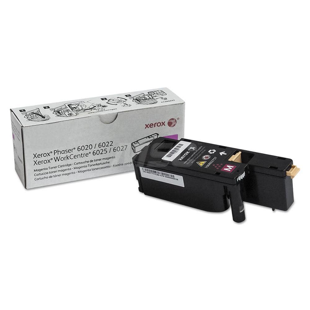 Xerox - Office Machine Supplies & Accessories; Office Machine/Equipment Accessory Type: Toner Cartridge ; For Use With: Phaser 6022; WorkCentre 6027 ; Color: Magenta - Exact Industrial Supply