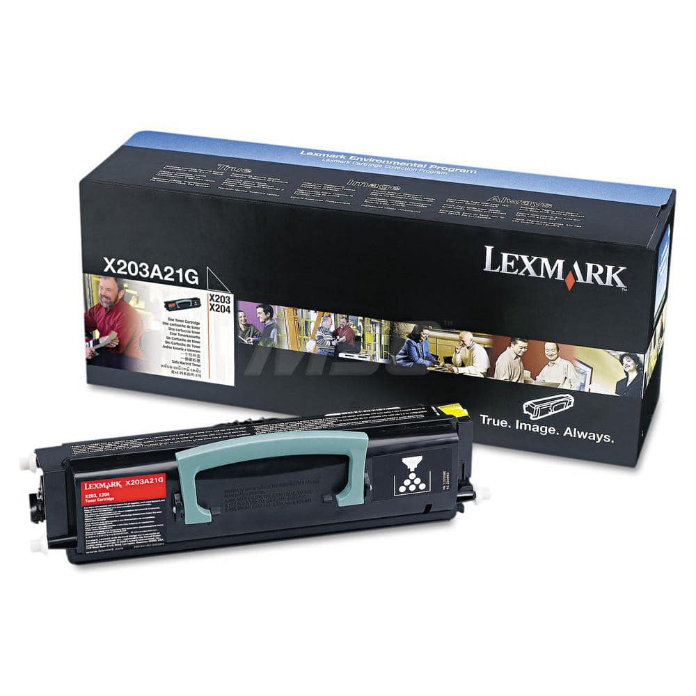 Lexmark - Office Machine Supplies & Accessories; Office Machine/Equipment Accessory Type: Toner Cartridge ; For Use With: Lexmark X203; X204 ; Color: Black - Exact Industrial Supply