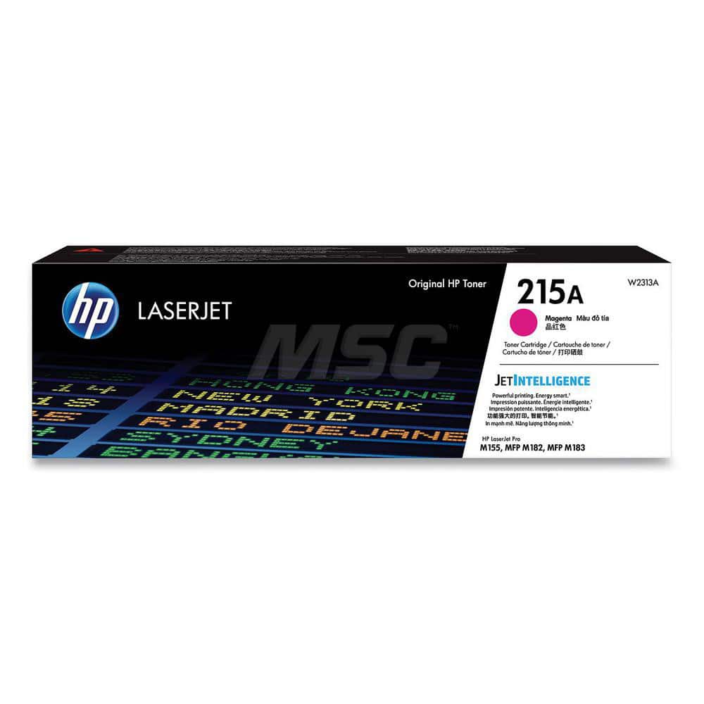 Hewlett-Packard - Office Machine Supplies & Accessories; Office Machine/Equipment Accessory Type: Toner Cartridge ; For Use With: HP Color Laserjet Pro MFP M182nw (7KW55A#BGJ) ; Color: Magenta - Exact Industrial Supply