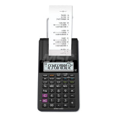 Casio - Calculators; Type: Desktop Calculator ; Type of Power: AC ; Display Type: 12-Digit LCD ; Color: Black ; Display Size: 12mm ; Width (Inch): 4 - Exact Industrial Supply