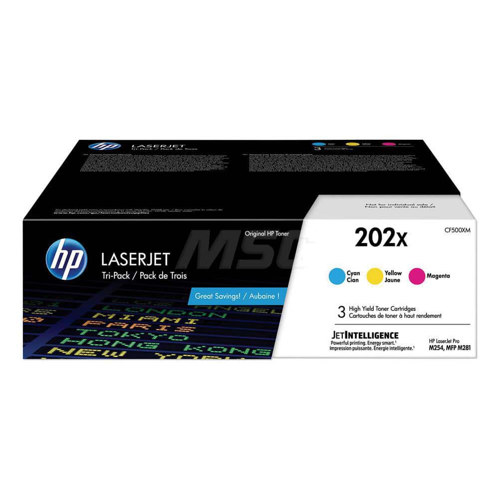 Hewlett-Packard - Office Machine Supplies & Accessories; Office Machine/Equipment Accessory Type: Toner Cartridge ; For Use With: HP Color LaserJet Pro MFP M281fdw; M254dw ; Color: Cyan; Magenta; Yellow - Exact Industrial Supply
