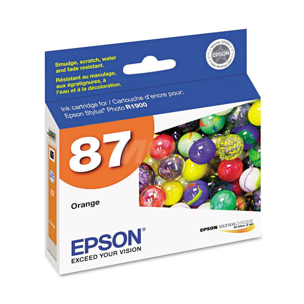 Epson - Office Machine Supplies & Accessories; Office Machine/Equipment Accessory Type: Ink Cartridge ; For Use With: Epson Stylus Photo R1900 ; Color: Orange