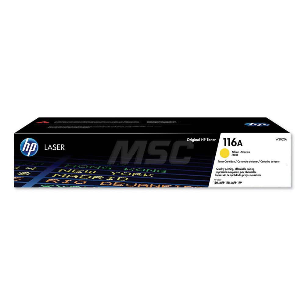 Hewlett-Packard - Office Machine Supplies & Accessories; Office Machine/Equipment Accessory Type: Toner Cartridge ; For Use With: HP Color Laser MFP 179fnw (4ZB97A#BGJ) ; Color: Yellow - Exact Industrial Supply