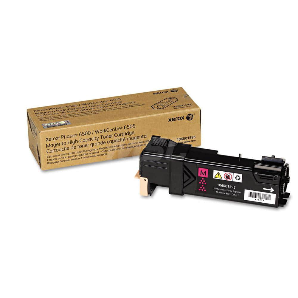 Xerox - Office Machine Supplies & Accessories; Office Machine/Equipment Accessory Type: Toner Cartridge ; For Use With: Phaser 6500; WorkCentre 6505 ; Color: Magenta - Exact Industrial Supply