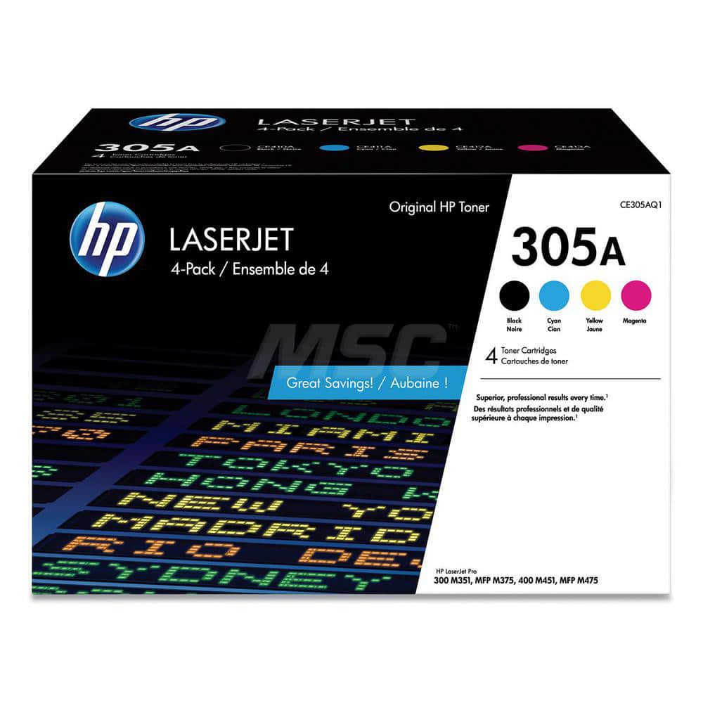 Hewlett-Packard - Office Machine Supplies & Accessories; Office Machine/Equipment Accessory Type: Toner Cartridge ; For Use With: HP LaserJet Pro 300 color MFP M375nw; M451dw; M451dn; M451nw ; Color: Black; Cyan; Magenta; Yellow
