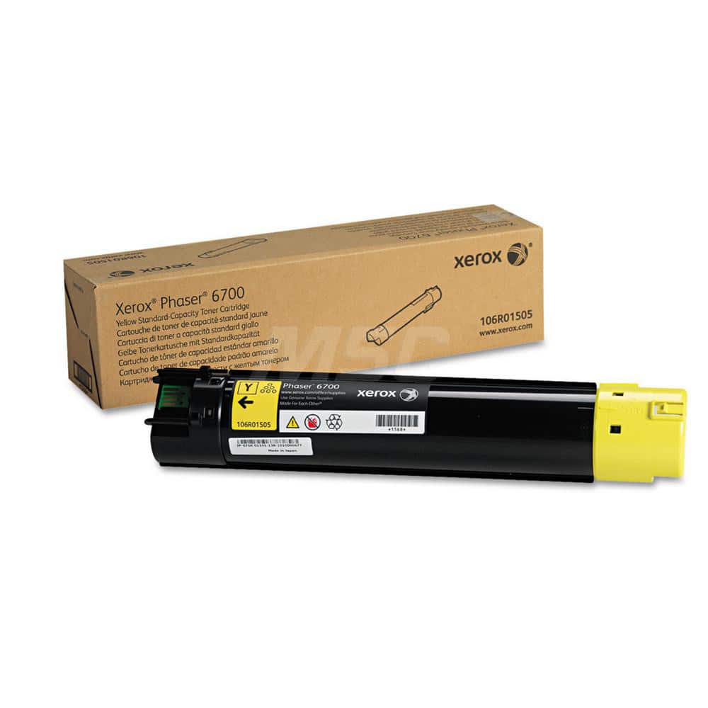 Xerox - Office Machine Supplies & Accessories; Office Machine/Equipment Accessory Type: Toner Cartridge ; For Use With: Phaser 6700 ; Color: Yellow - Exact Industrial Supply