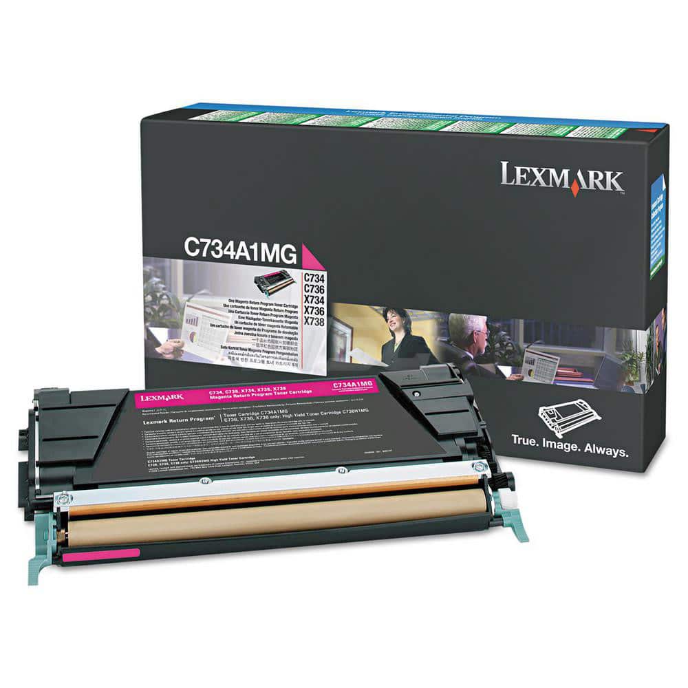 Lexmark - Office Machine Supplies & Accessories; Office Machine/Equipment Accessory Type: Toner Cartridge ; For Use With: Lexmark X746; X748 ; Color: Magenta - Exact Industrial Supply