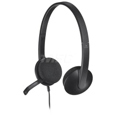 Logitech - Office Machine Supplies & Accessories; Office Machine/Equipment Accessory Type: Headphones ; For Use With: PC Calls & Music ; Color: Black