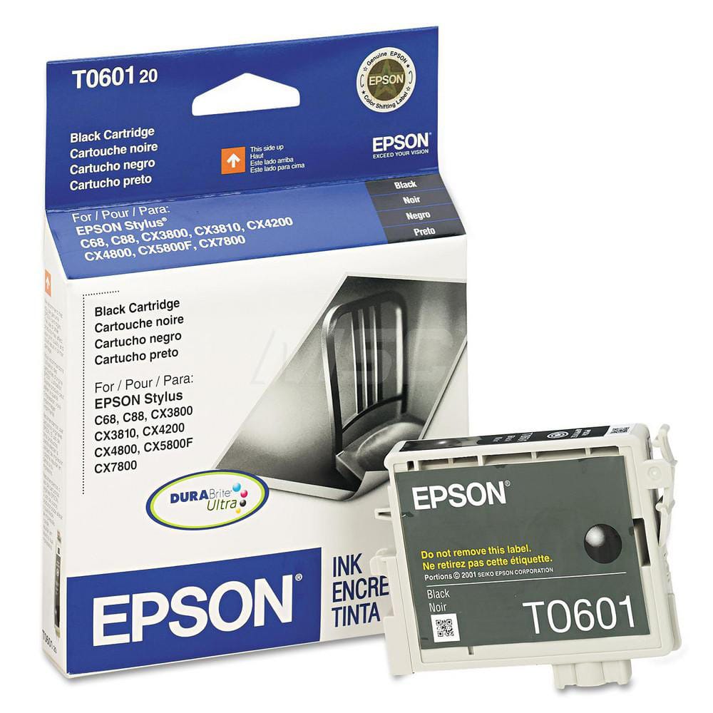 Epson - Office Machine Supplies & Accessories; Office Machine/Equipment Accessory Type: Ink Cartridge ; For Use With: Epson Stylus All-in-One Printer CX3800; CX4200; CX3810; CX7800; CX5800F; CX4800; Epson Stylus C88+; C88; C68 ; Color: Black