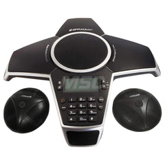 SPRACHT - Office Machine Supplies & Accessories; Office Machine/Equipment Accessory Type: Conference Phone ; For Use With: Analog PBX; Bluetooth; Standard Phone Line; VoIP ; Color: Black; Silver