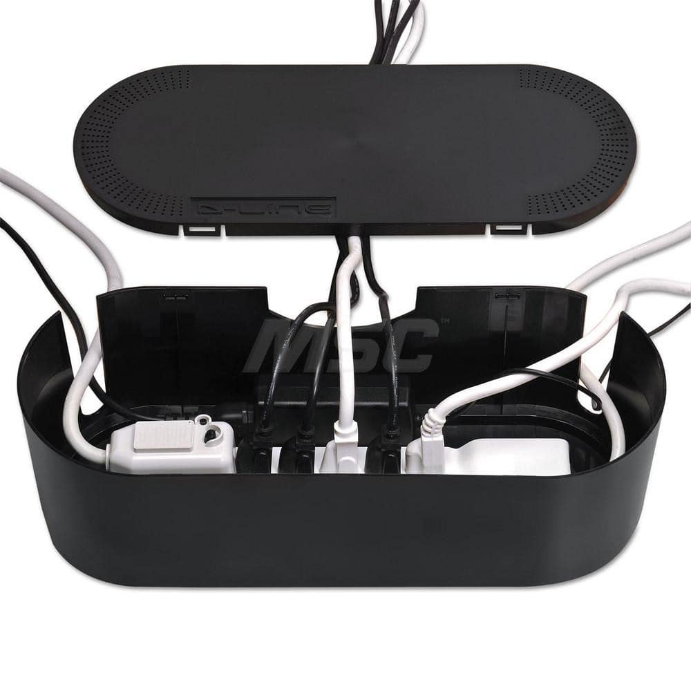 D-Line - Office Machine Supplies & Accessories; Office Machine/Equipment Accessory Type: Cable Tidy Unit ; For Use With: Office Use ; Color: Black