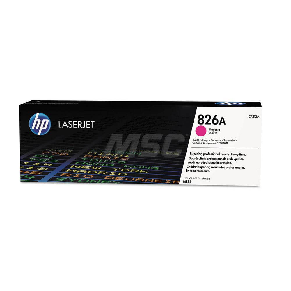 Hewlett-Packard - Office Machine Supplies & Accessories; Office Machine/Equipment Accessory Type: Toner Cartridge ; For Use With: HP Color LaserJet Enterprise M855dn ; Color: Magenta - Exact Industrial Supply