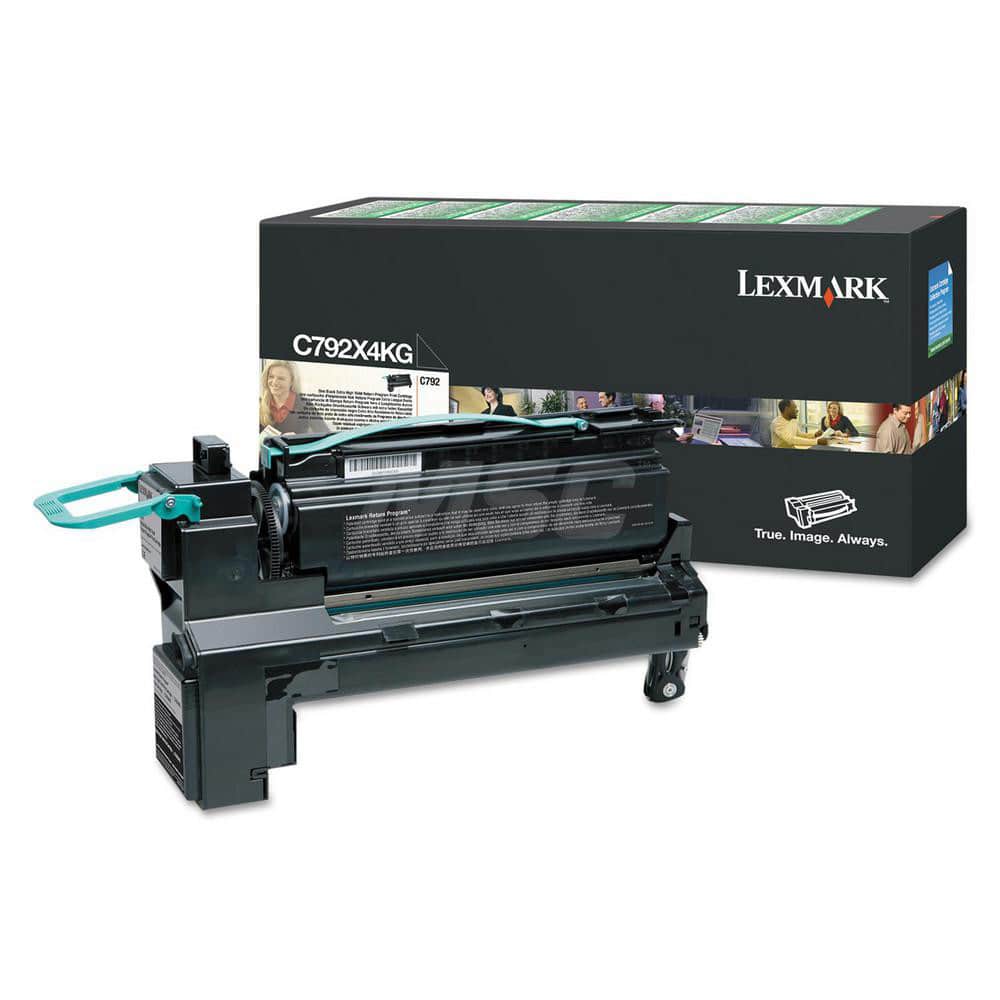 Lexmark - Office Machine Supplies & Accessories; Office Machine/Equipment Accessory Type: Toner Cartridge ; For Use With: Lexmark C792E; C792DE; C792DHE; C792DTE ; Color: Black - Exact Industrial Supply