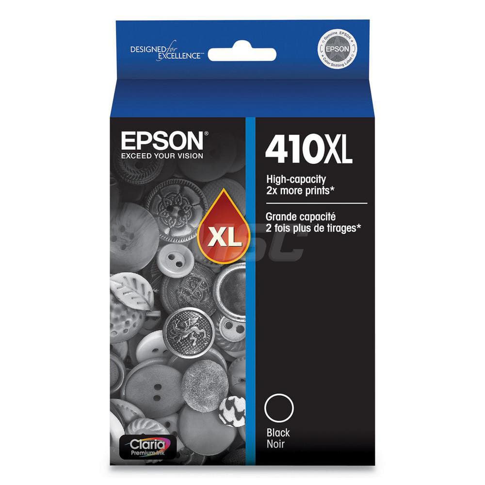 Epson - Office Machine Supplies & Accessories; Office Machine/Equipment Accessory Type: Ink Cartridge ; For Use With: Epson Expression Premium Small-in-One All-in-One Printer XP-830; XP-7100; XP-530; XP-640; XP-630 ; Color: Black