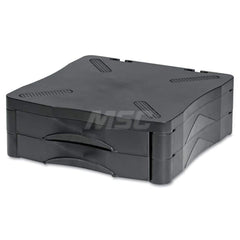 Kelly Computer Supply - Office Machine Supplies & Accessories; Office Machine/Equipment Accessory Type: Adjustable Monitor Stand ; For Use With: Monitors; Small Printers ; Color: Black - Exact Industrial Supply