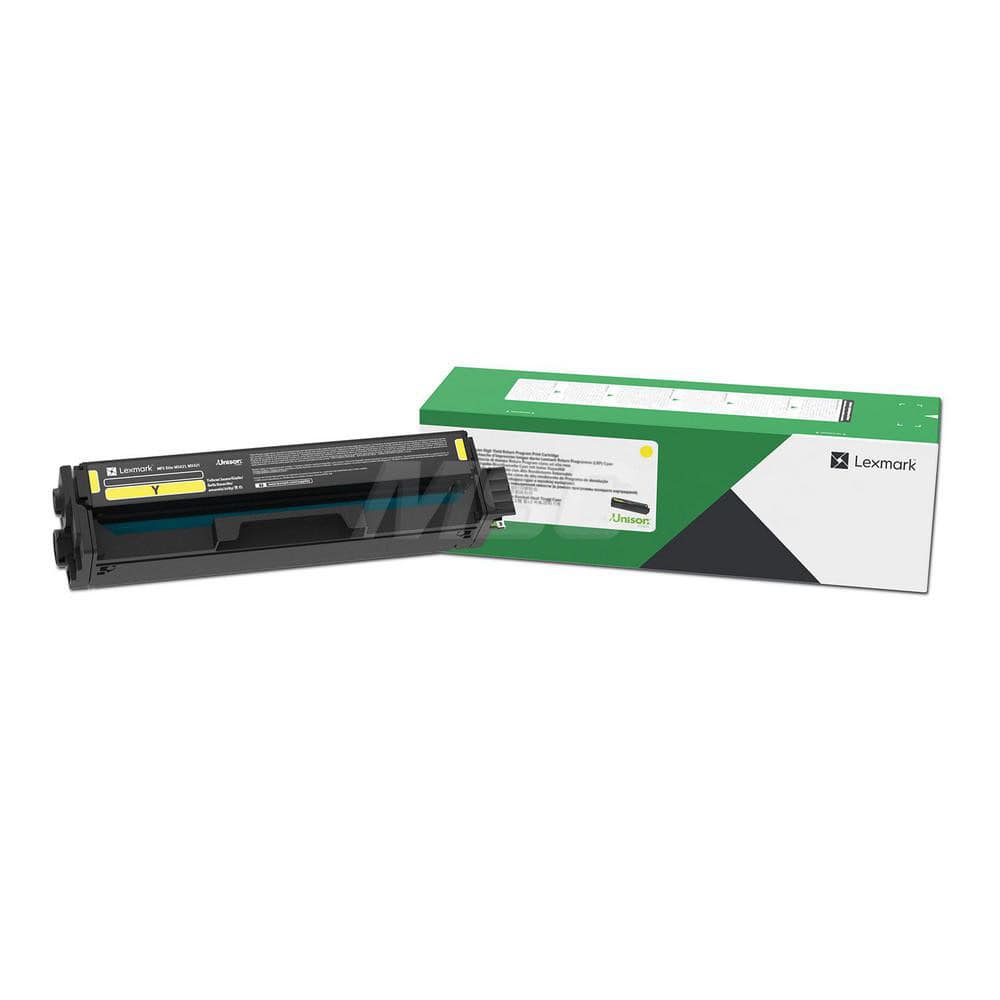 Lexmark - Office Machine Supplies & Accessories; Office Machine/Equipment Accessory Type: Toner Cartridge ; For Use With: Lexmark C3224dw; C3326dw; MC3224adwe; MC3224dwe; MC3326adwe ; Color: Yellow - Exact Industrial Supply