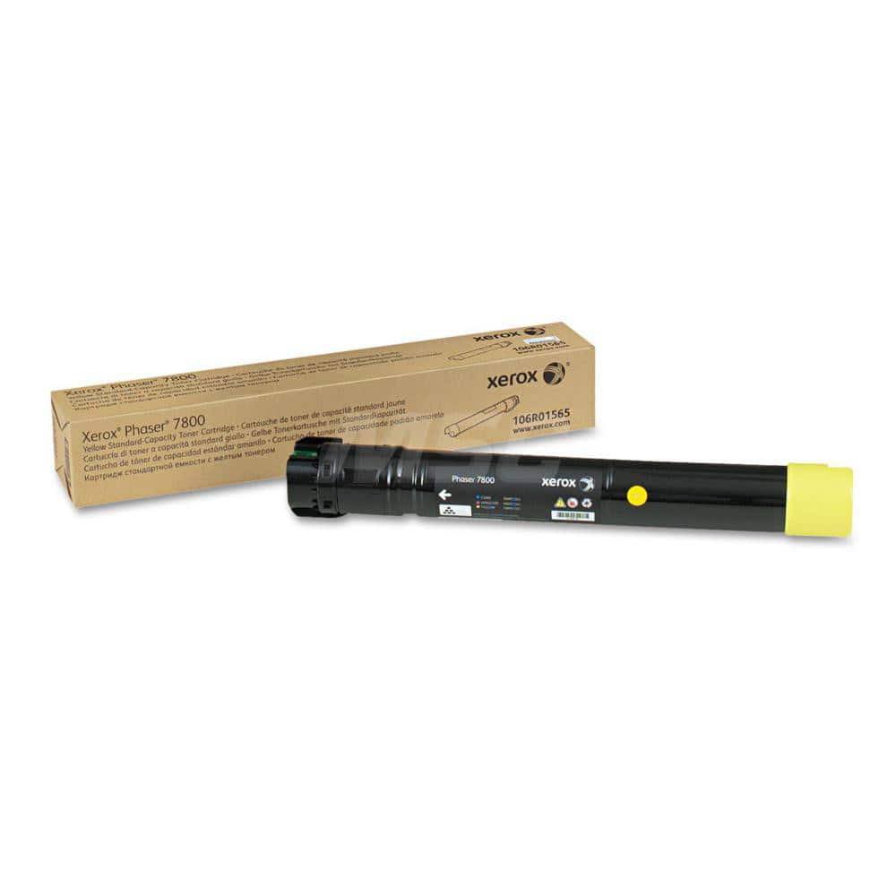 Xerox - Office Machine Supplies & Accessories; Office Machine/Equipment Accessory Type: Toner Cartridge ; For Use With: Phaser 7800 ; Color: Yellow - Exact Industrial Supply