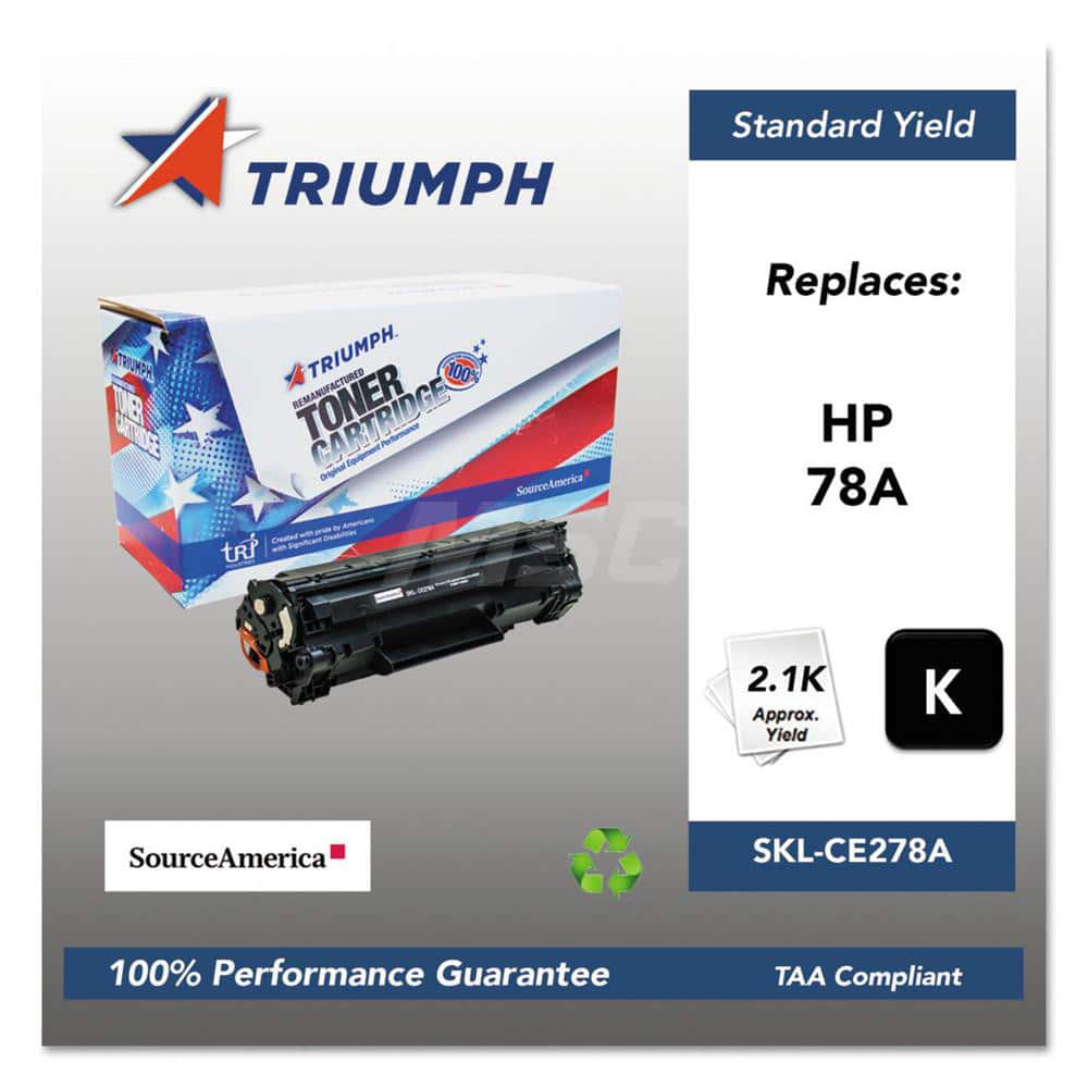 TRIUMPH - Office Machine Supplies & Accessories; Office Machine/Equipment Accessory Type: Toner Cartridge ; For Use With: HP LaserJet Pro M1536DNF; P1566; P1606DN ; Color: Black - Exact Industrial Supply