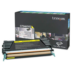 Toner Cartridge: Yellow Use with Lexmark C746 Series & C748 Series