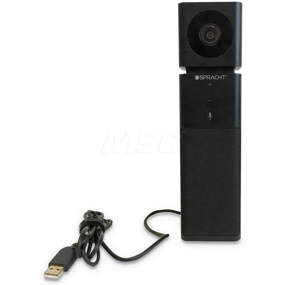 SPRACHT - Office Machine Supplies & Accessories; Office Machine/Equipment Accessory Type: Video Conferencing Camera ; For Use With: Laptops ; Color: Black - Exact Industrial Supply