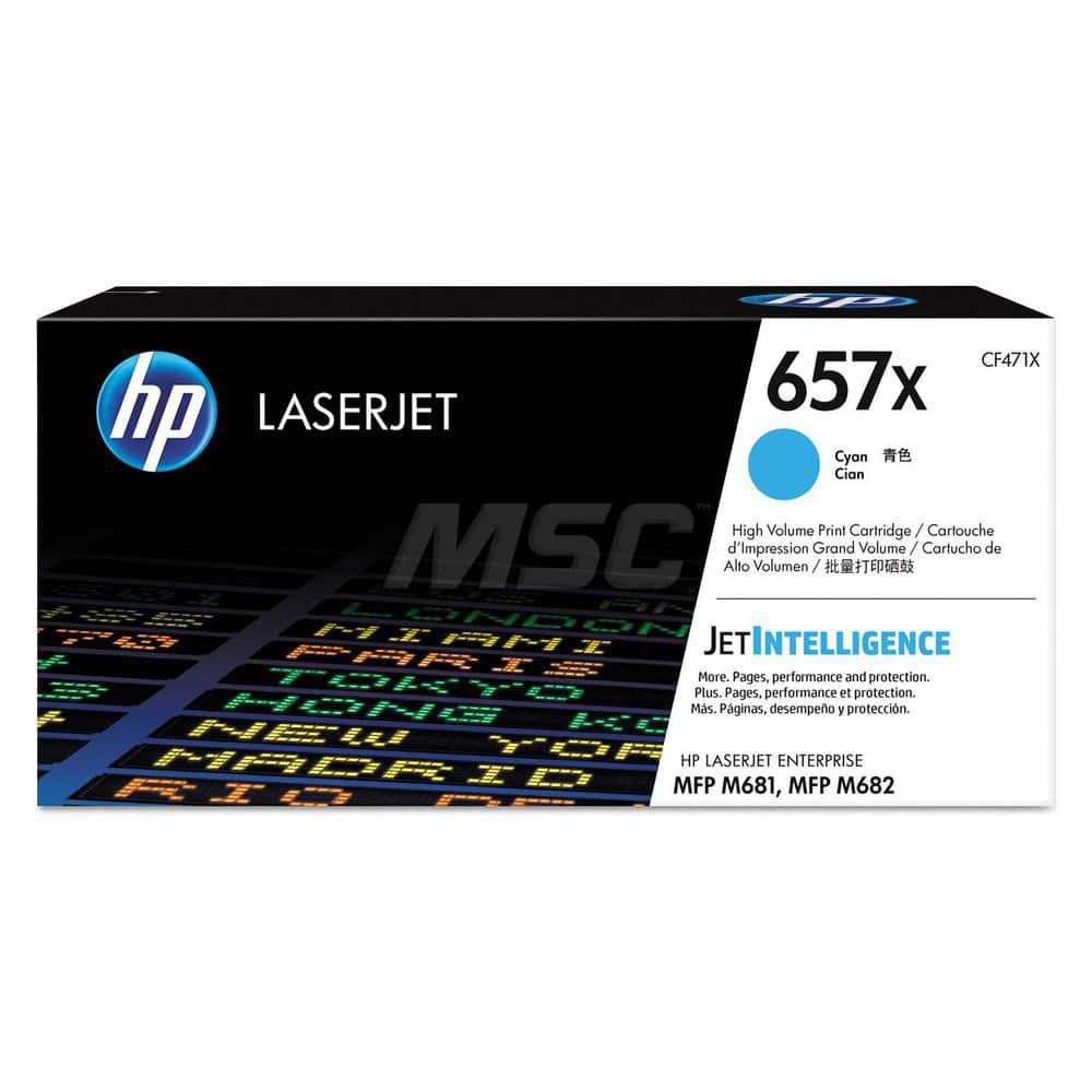 Hewlett-Packard - Office Machine Supplies & Accessories; Office Machine/Equipment Accessory Type: Toner Cartridge ; For Use With: HP Color LaserJet Enterprise Flow MFP M681f; MFP M681f; MFP M681z; MFP M682z; MFP M681dh ; Color: Cyan - Exact Industrial Supply