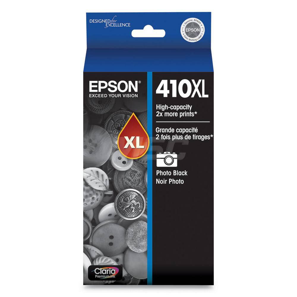 Epson - Office Machine Supplies & Accessories; Office Machine/Equipment Accessory Type: Ink Cartridge ; For Use With: Epson Expression Premium Small-in-One All-in-One Printer XP-830; XP-7100; XP-530; XP-640; XP-630 ; Color: Photo Black