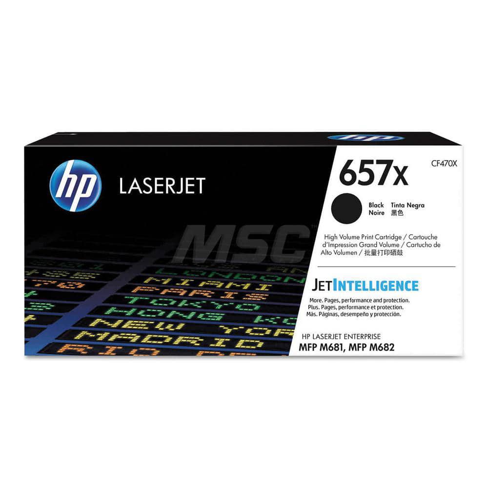 Hewlett-Packard - Office Machine Supplies & Accessories; Office Machine/Equipment Accessory Type: Toner Cartridge ; For Use With: HP Color LaserJet Enterprise Flow MFP M682z; MFP M681z; MFP M681f; MFP M681f; MFP M681dh ; Color: Black - Exact Industrial Supply