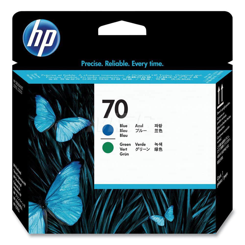 Hewlett-Packard - Office Machine Supplies & Accessories; Office Machine/Equipment Accessory Type: Printhead ; For Use With: HP DesignJet Z3100 Series ; Color: Blue; Green - Exact Industrial Supply