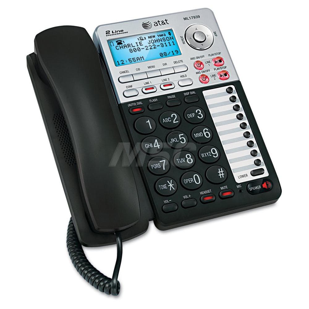 vtech - Office Machine Supplies & Accessories; Office Machine/Equipment Accessory Type: 2-Line Speakerphone ; For Use With: Office Use ; Color: Black