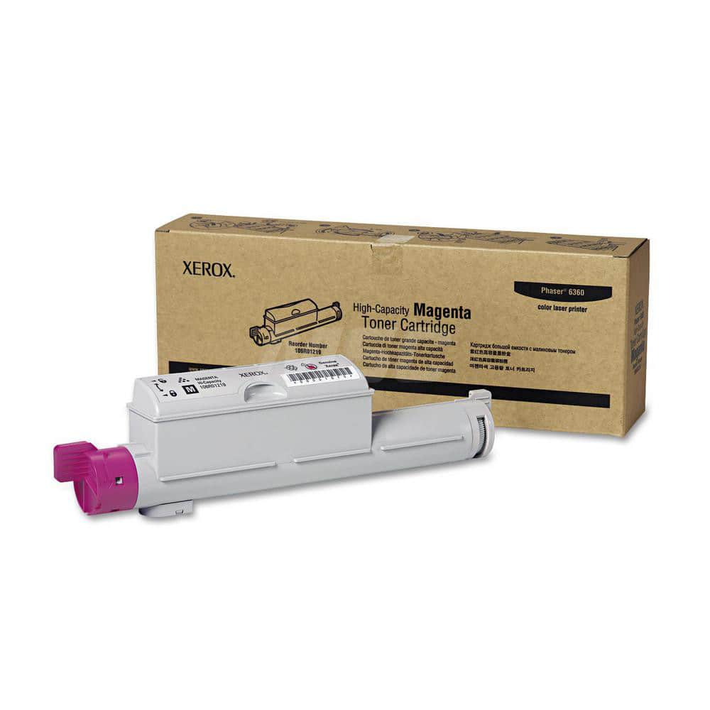 Xerox - Office Machine Supplies & Accessories; Office Machine/Equipment Accessory Type: Toner Cartridge ; For Use With: Phaser 6360; 6360Y ; Color: Magenta - Exact Industrial Supply