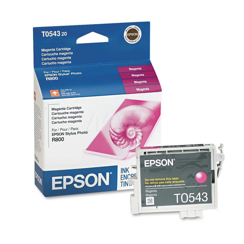 Epson - Office Machine Supplies & Accessories; Office Machine/Equipment Accessory Type: Ink Cartridge ; For Use With: Epson Stylus Photo R800; R1800 ; Color: Magenta