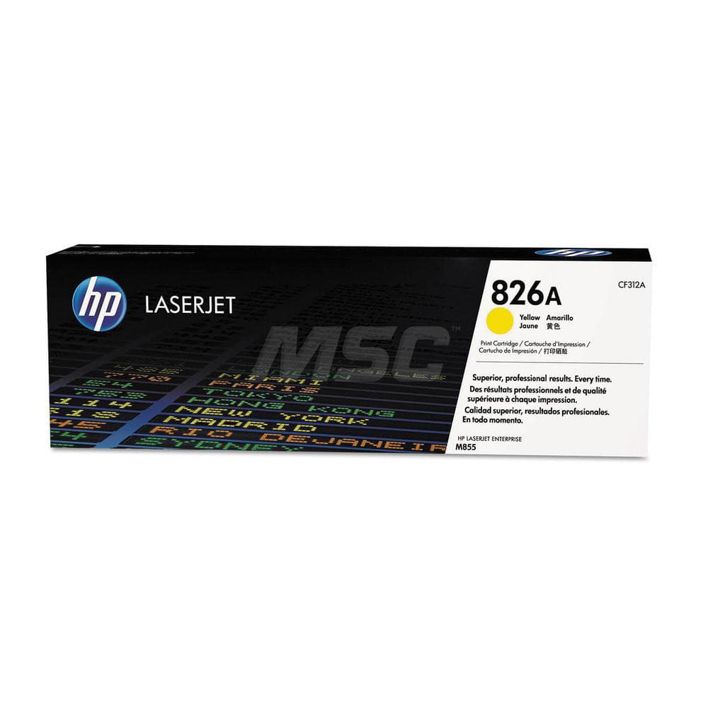 Hewlett-Packard - Office Machine Supplies & Accessories; Office Machine/Equipment Accessory Type: Toner Cartridge ; For Use With: HP Color LaserJet Enterprise M855dn ; Color: Yellow - Exact Industrial Supply