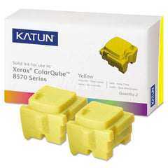 Katun - Office Machine Supplies & Accessories; Office Machine/Equipment Accessory Type: Ink ; For Use With: Xerox ColorQube 8570; 8580 ; Color: Yellow - Exact Industrial Supply