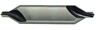 4mm x 63mm OAL 60° HSS Center Drill with Flat-Bright Form A - Exact Industrial Supply