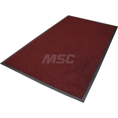 M + A Matting - Entrance Matting; Indoor or Outdoor: Outdoor ; Traffic Type: Heavy/High Traffic ; Surface Material: Solution Dyed Nylon ; Base Material: SBR Rubber ; Surface Pattern: Turf Pile ; Color: Burgundy - Exact Industrial Supply