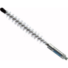 Goodway - Internal Tube Brushes & Scrapers; Type: Nylon Single Stem/Single Spiral Tube Brush ; Diameter (Inch): 9/16 ; Brush/Scraper Length: 4 (Inch); Overall Length (Inch): 6 ; Connection Type: Threaded ; Brush/Scraper Material: Nylon - Exact Industrial Supply